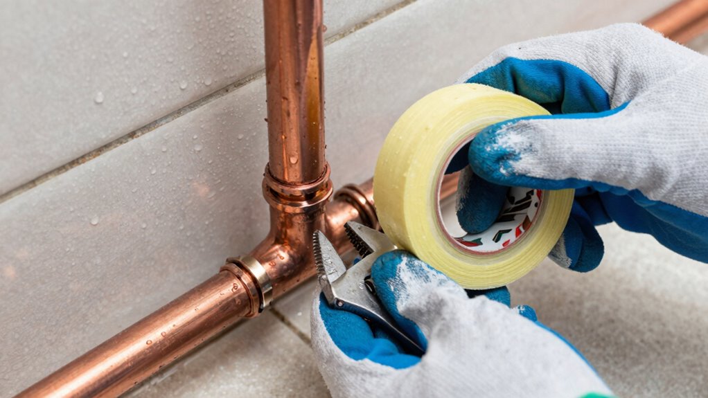 assess damage call plumber