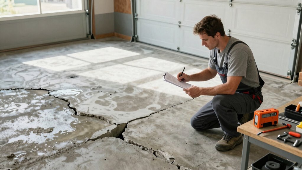 assess garage coating needs