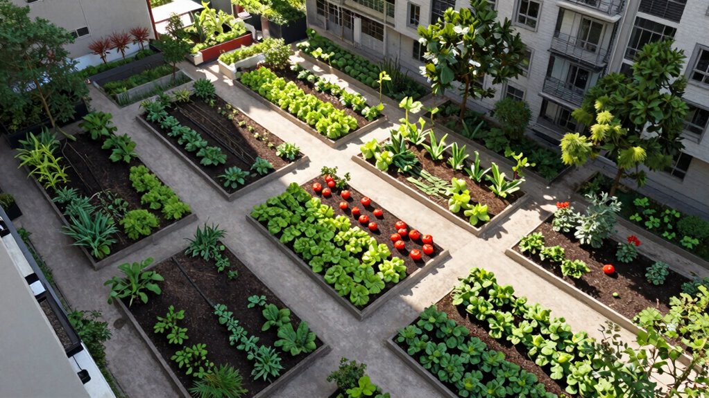 assess garden light patterns