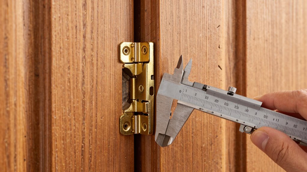 assess hinge mortise condition