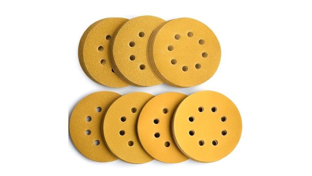 assorted grit sanding discs