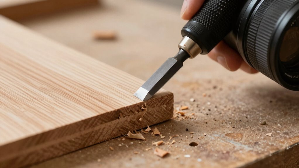 backer boards prevent splintering