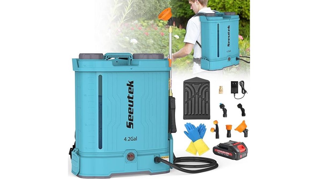 battery powered backpack sprayer