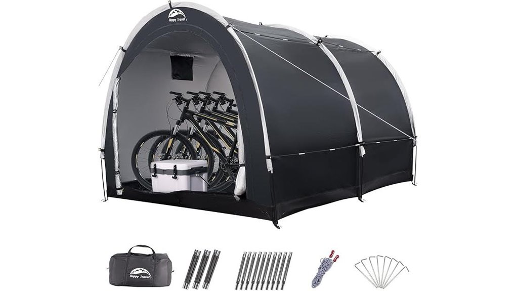 bicycle storage tent shed
