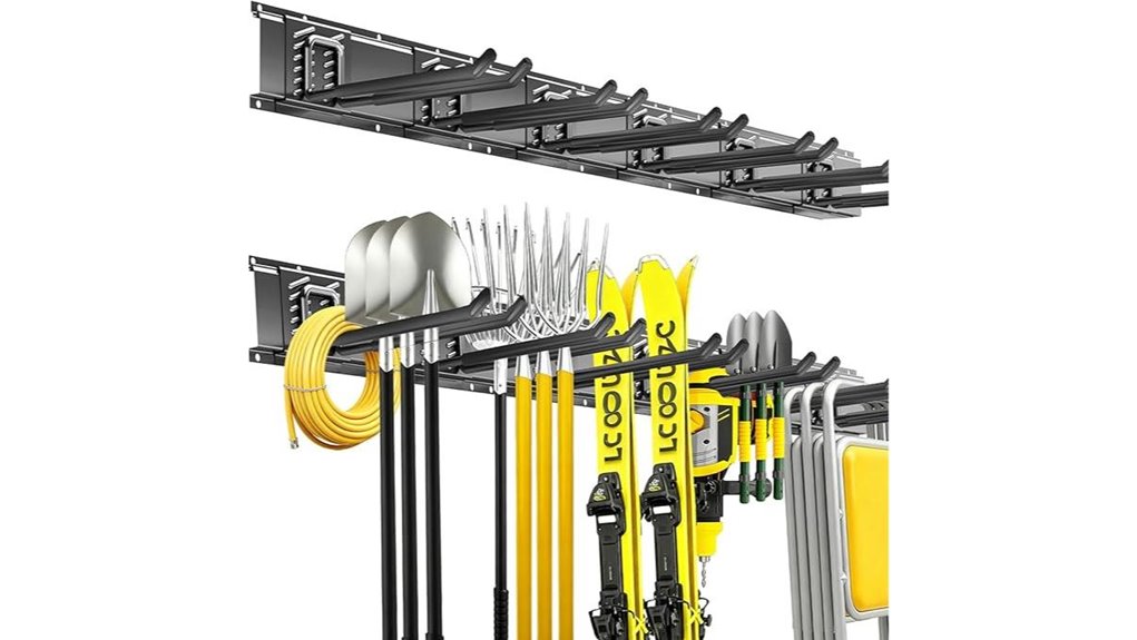 black 48 inch wall organizer