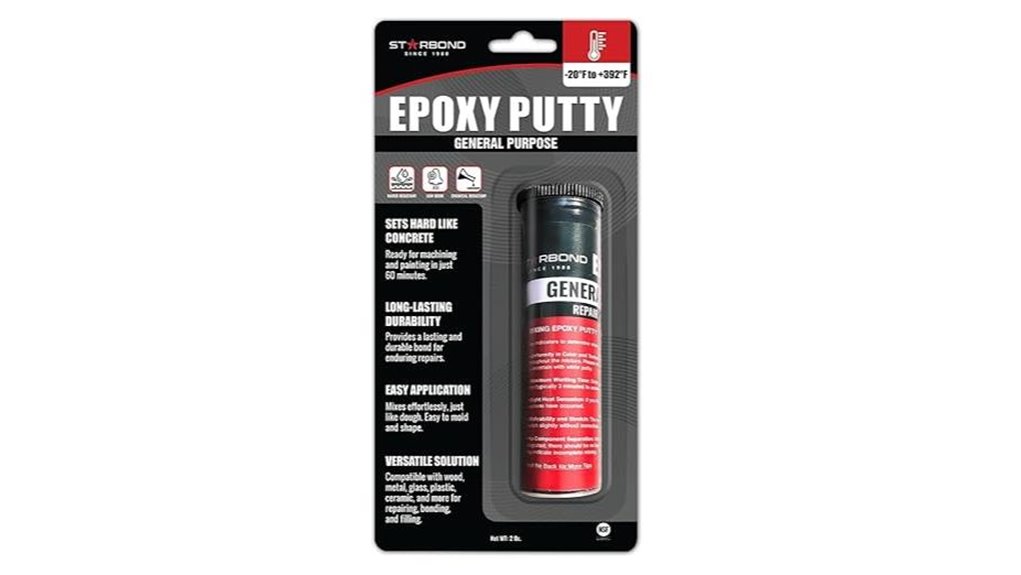 black epoxy putty stick