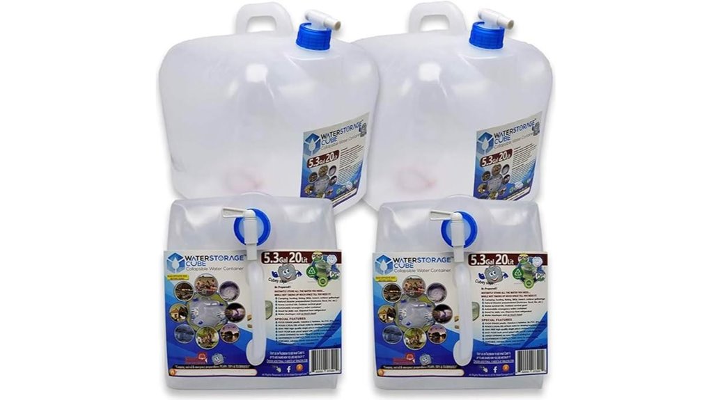 bpa free collapsible water container