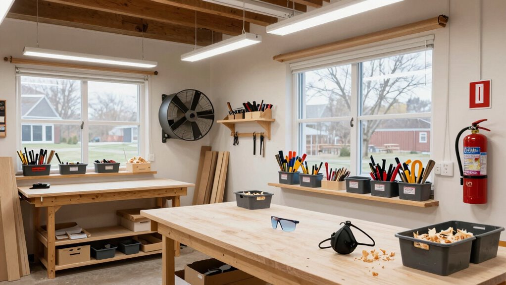 bright lights fresh airflow