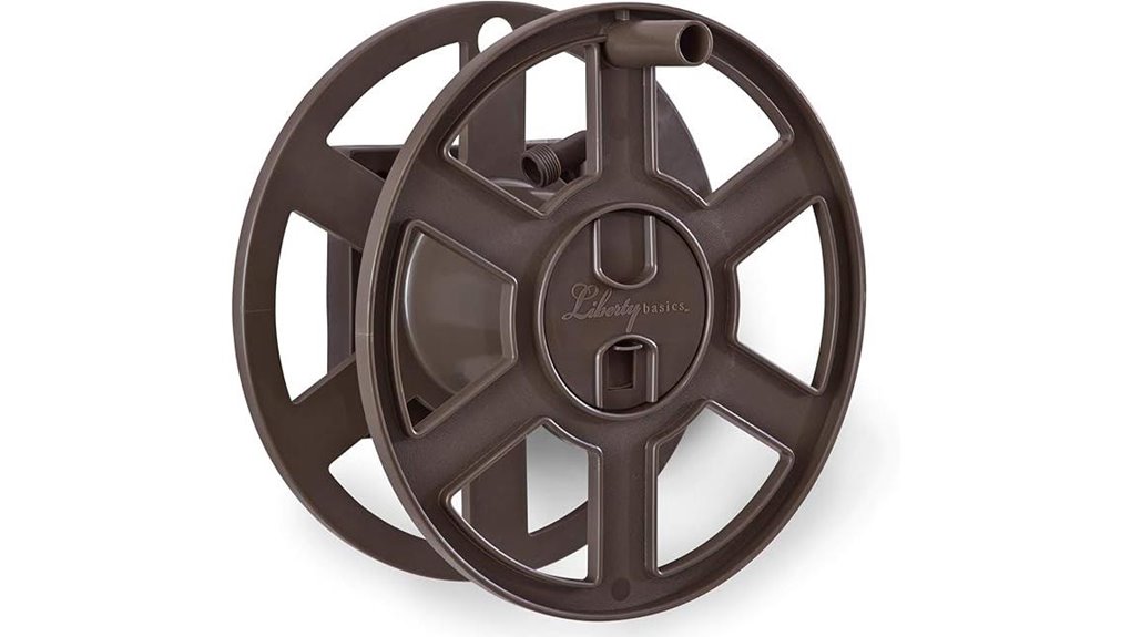 bronze wall mounted hose reel
