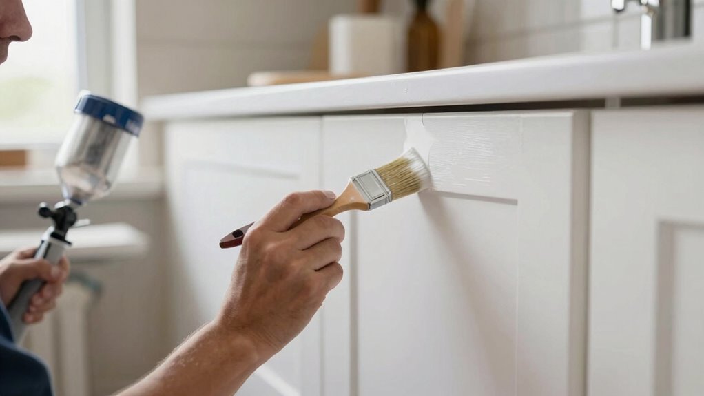 brush vs spray mastery