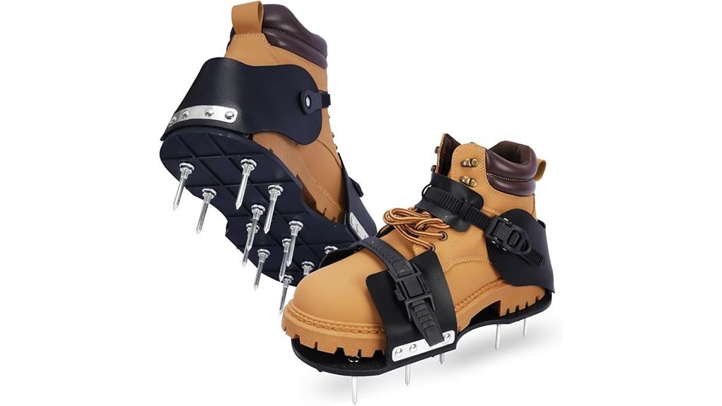 buckle lawn aerator shoes