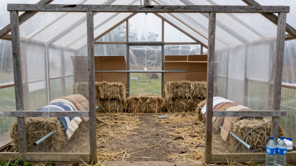 budget friendly greenhouse insulation