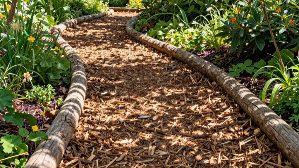 budget friendly rustic walkways