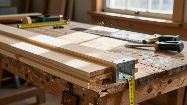 build a wooden workbench