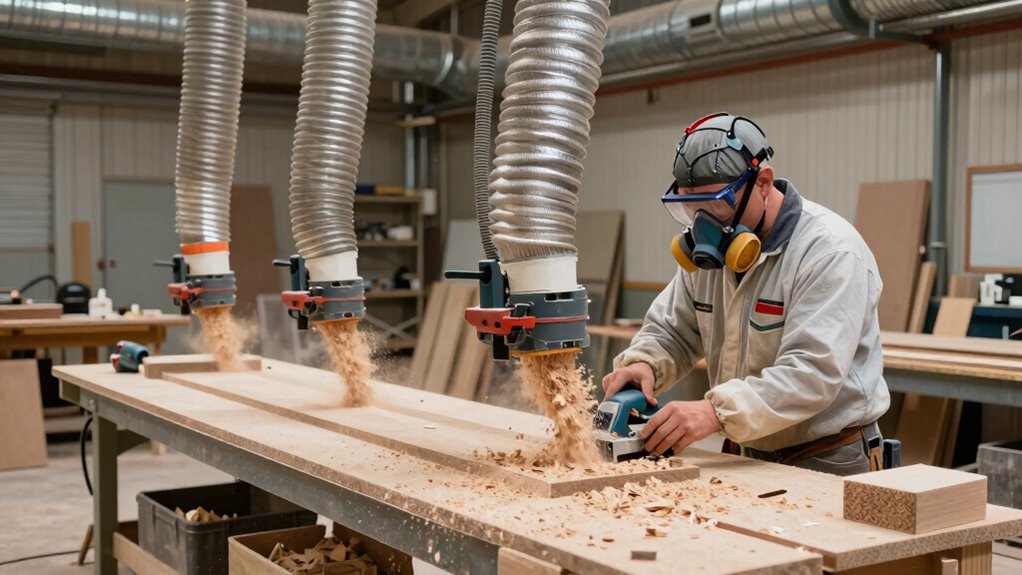 capture wood dust effectively