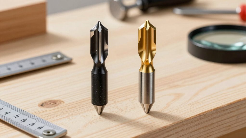 carbide tipped bits outperform steel