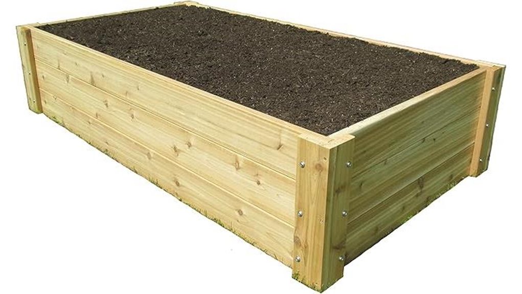 cedar raised bed garden