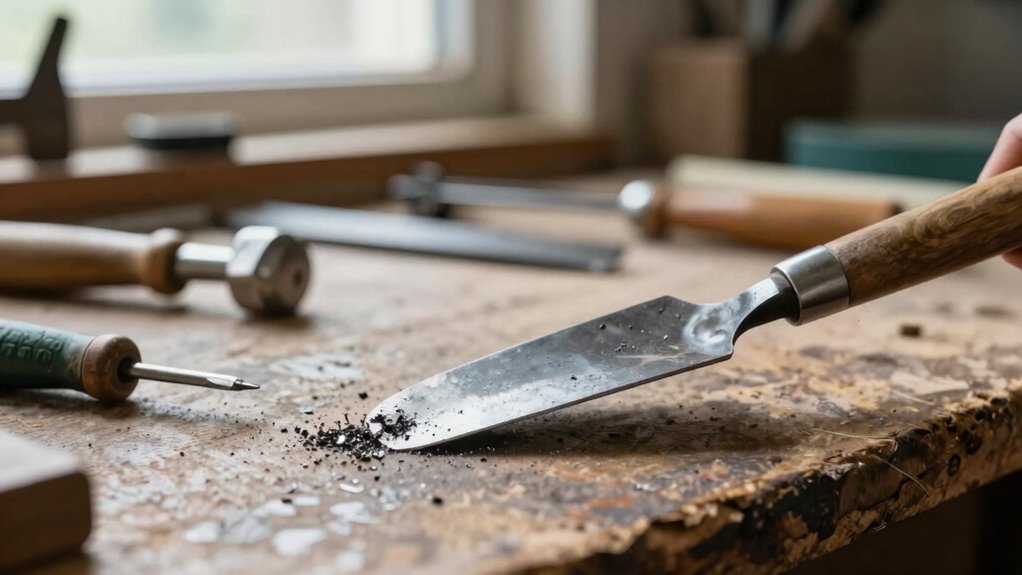 check garden tools regularly