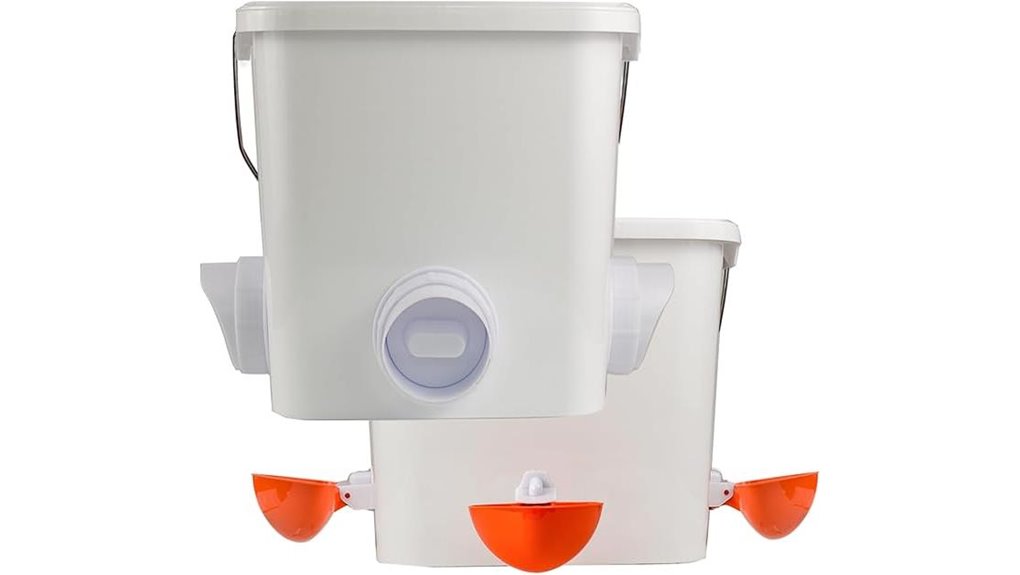 chicken feeding and watering system