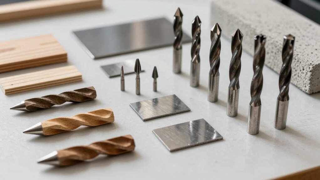 choose appropriate drill bits