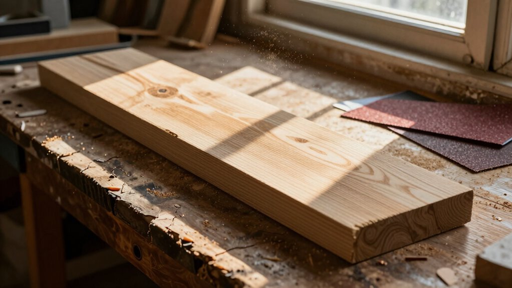 choose appropriate sandpaper grits