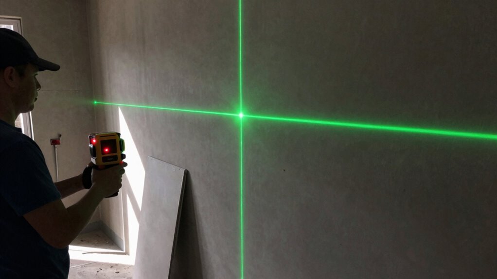 choose laser line orientation