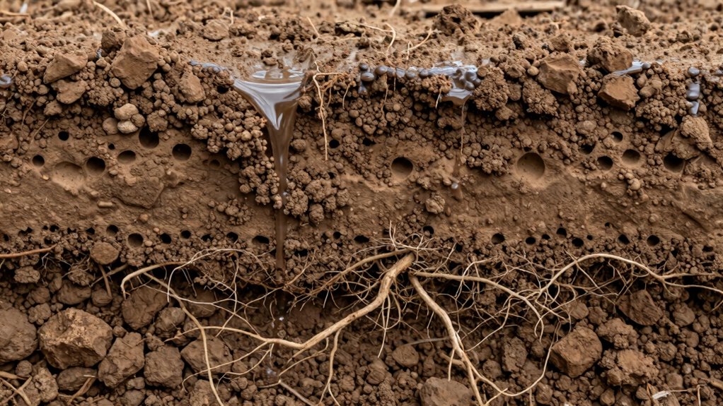 clay soil drains poorly