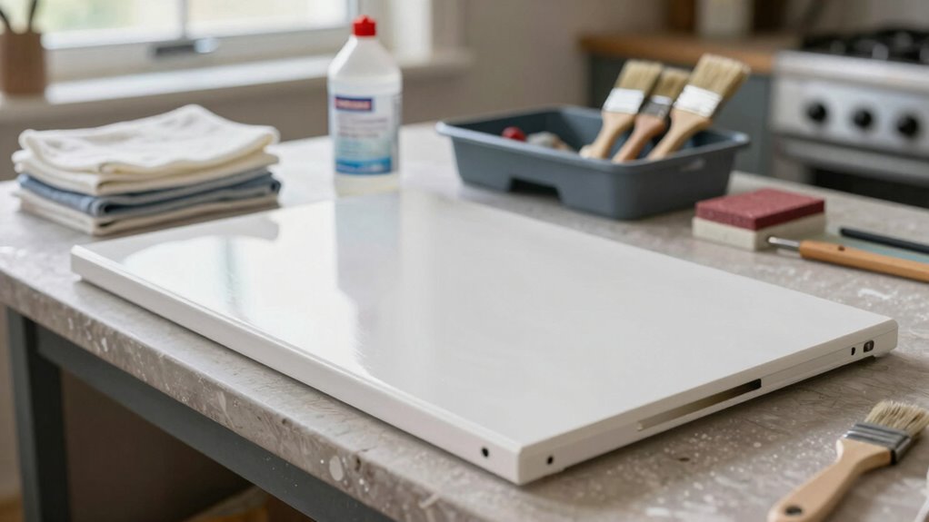 clean cabinets for paint