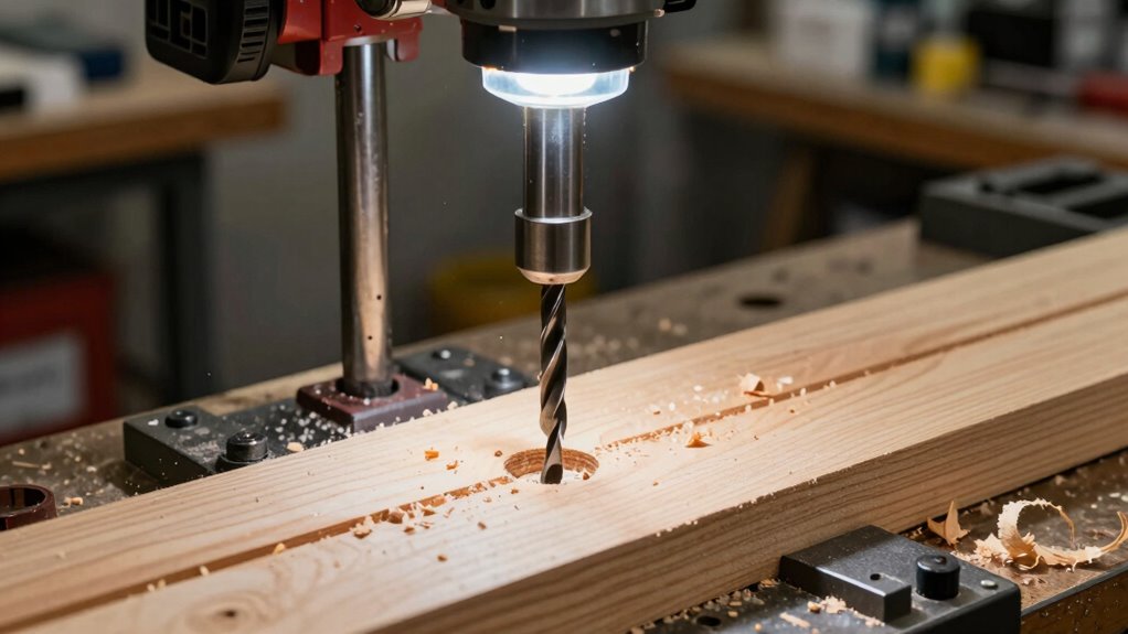 clean precise pocket holes