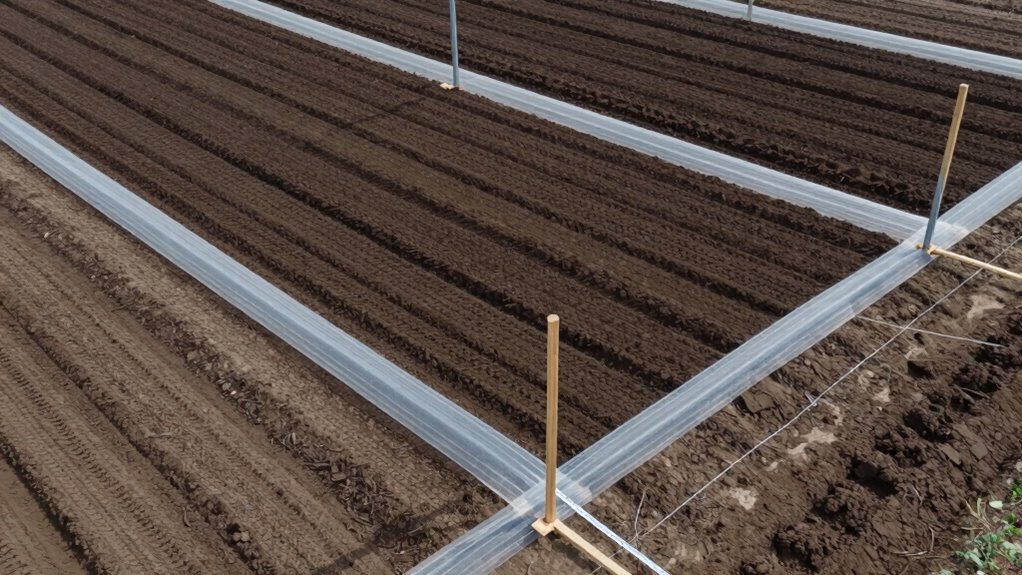 clear and level soil