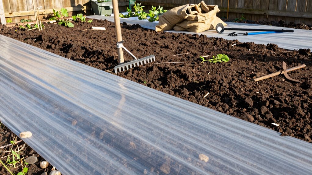 clear area before planting