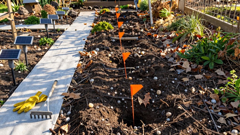 clear debris for installation