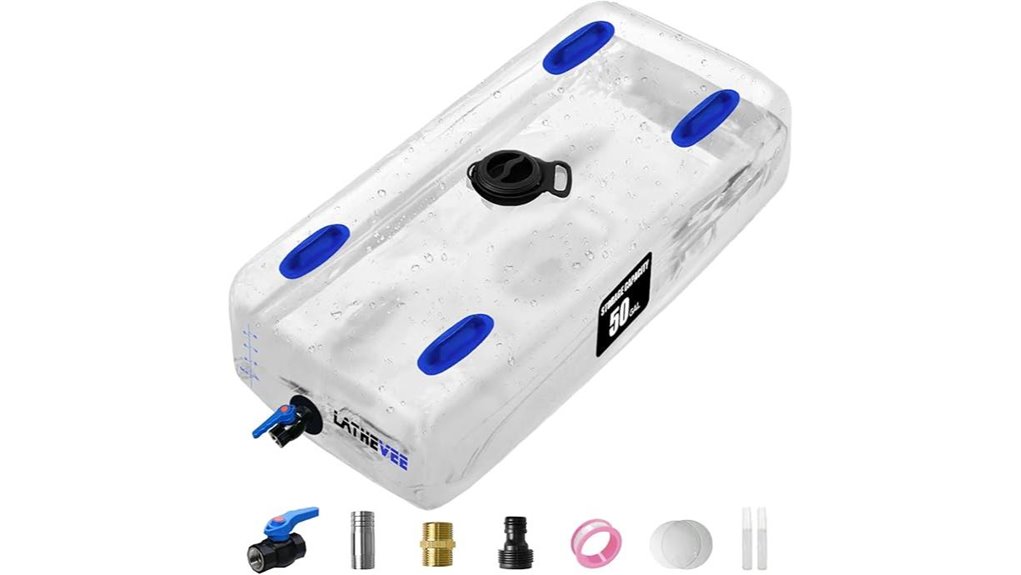 collapsible water storage bladder