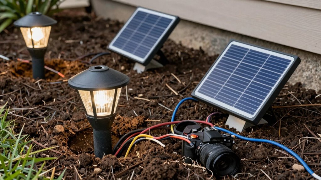 common solar light errors
