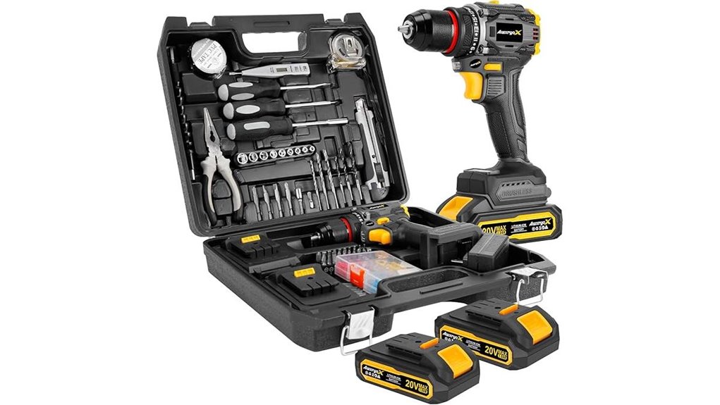 compact drill with batteries