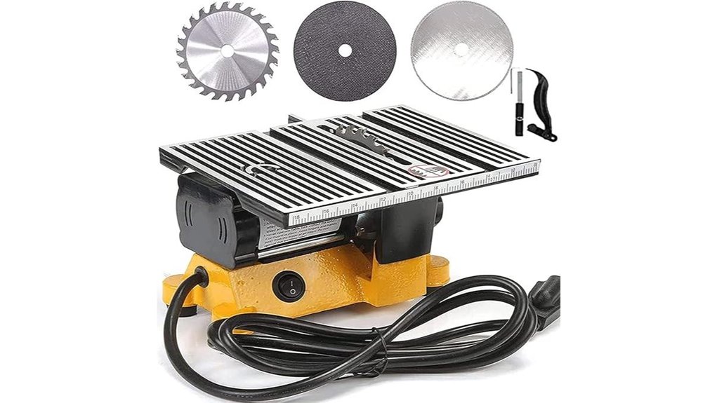 compact tabletop saw model