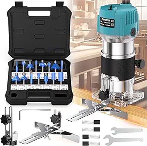 compact wood router kit