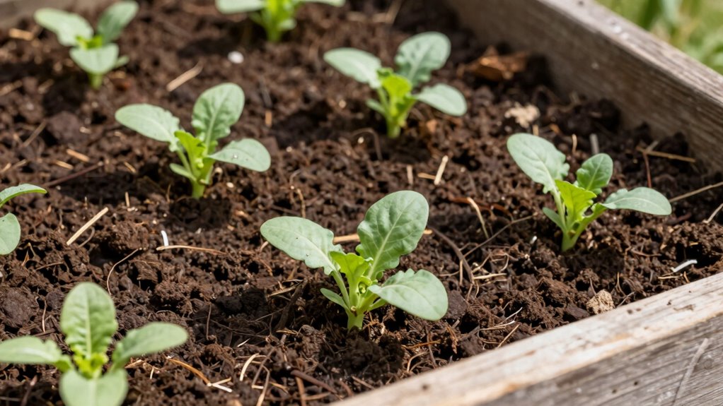 compost enhances vegetable growth