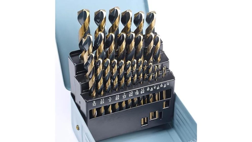comprehensive drill bit set