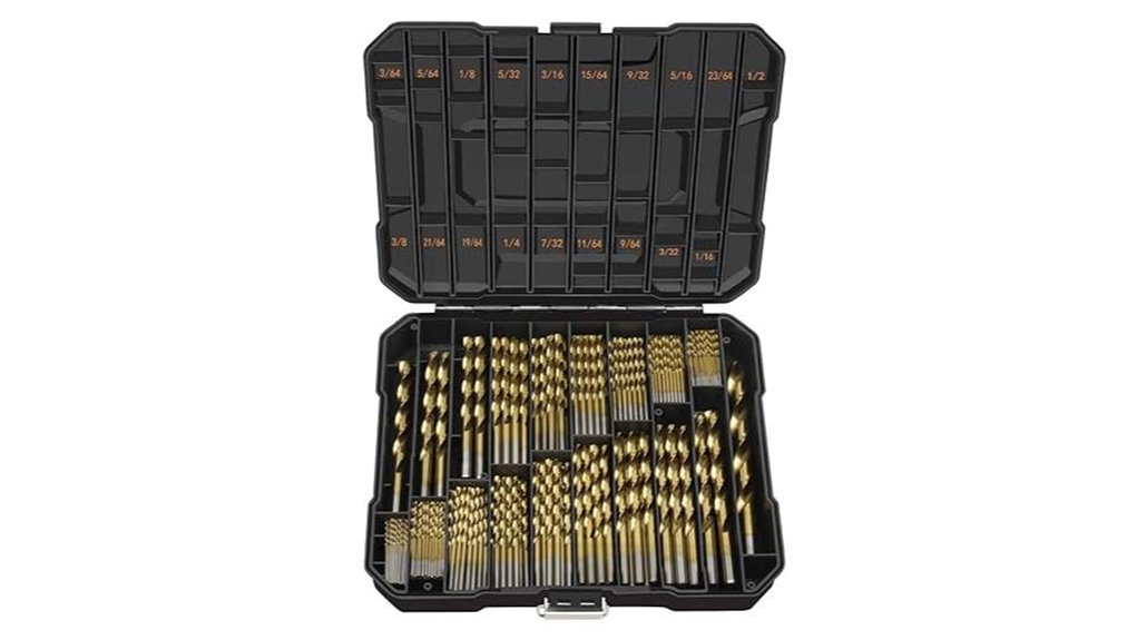 comprehensive titanium drill set