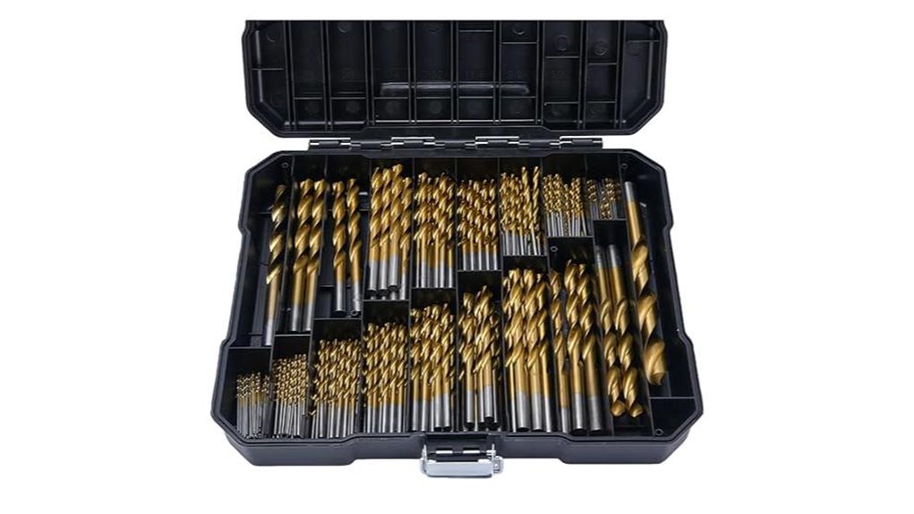comprehensive titanium drill set