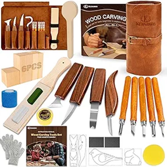 comprehensive wood carving kit