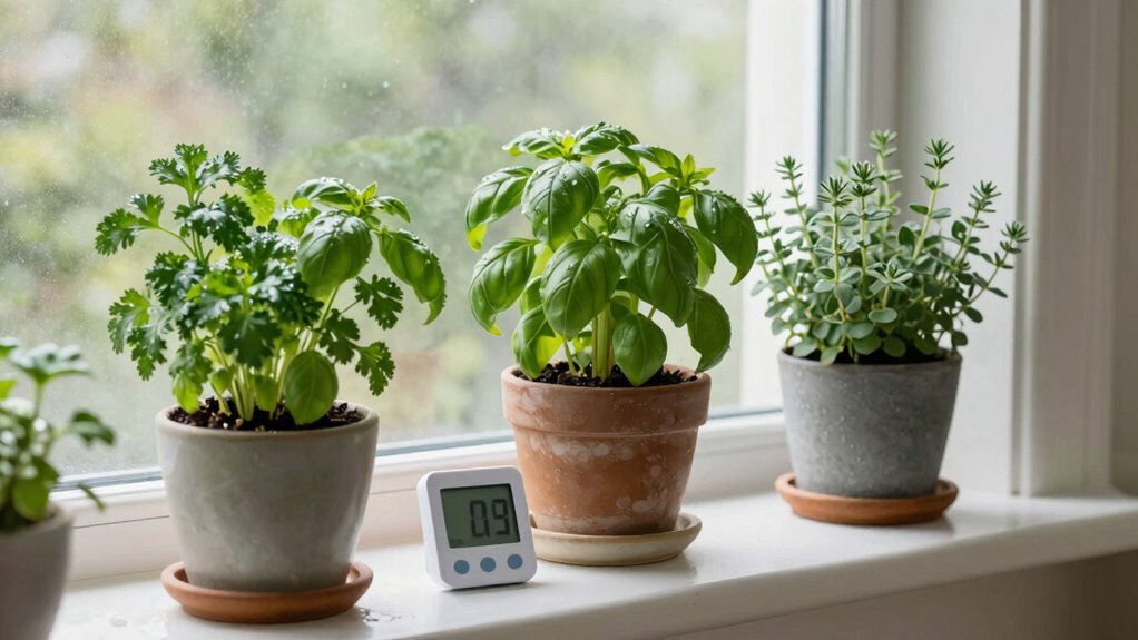 consistent indoor herb conditions
