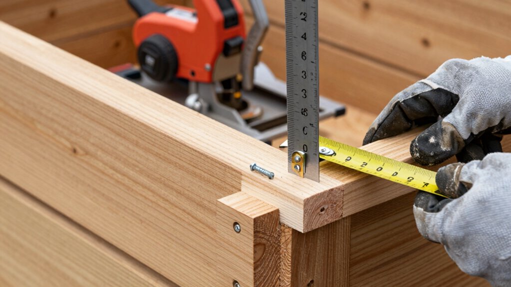 construct rot resistant planter sides