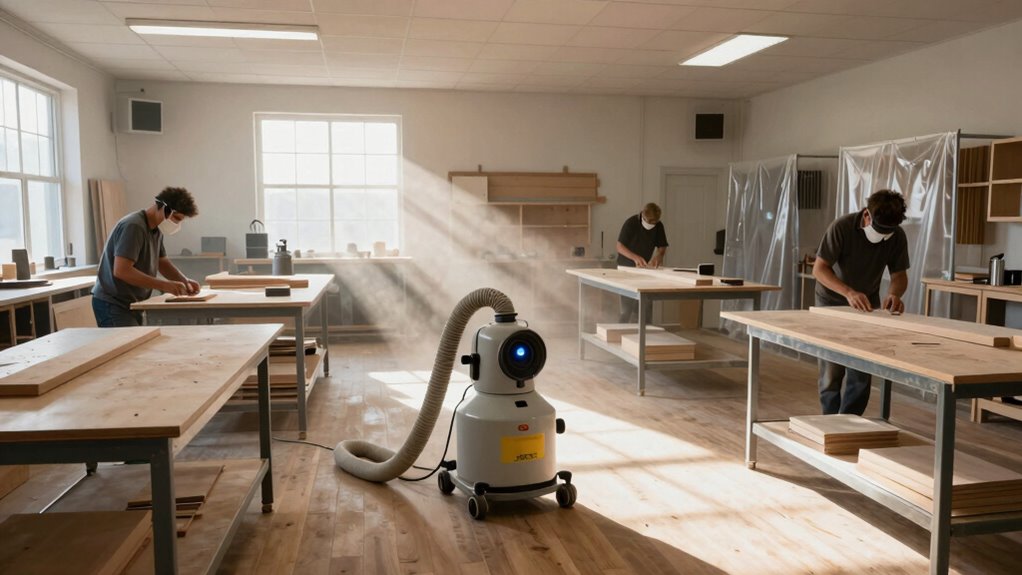 contain dust at source