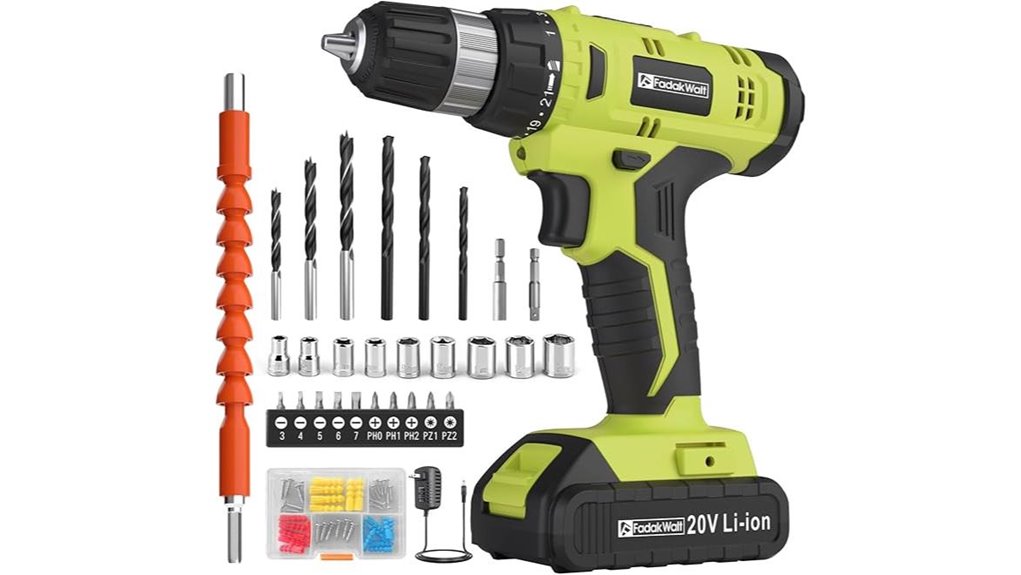 cordless drill with battery