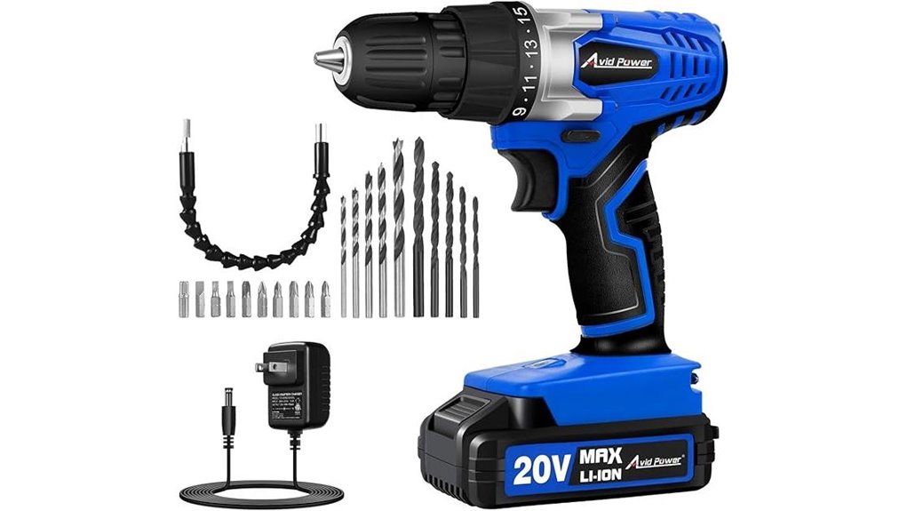 cordless drill with battery
