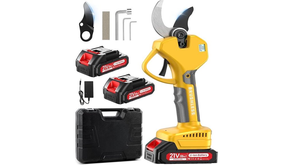 cordless electric pruning shears