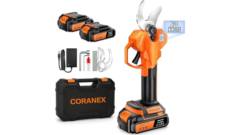 cordless electric pruning shears