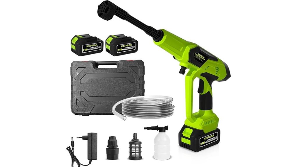 cordless pressure washer package